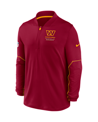 Washington Commanders Sideline Men's Nike Dri-FIT NFL 1/2-Zip Top